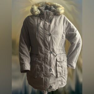 RACHEL Rachel Roy military/safari vibe anorak coat sz xl